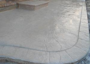 Stamped concrete patio in Kitchener-Waterloo